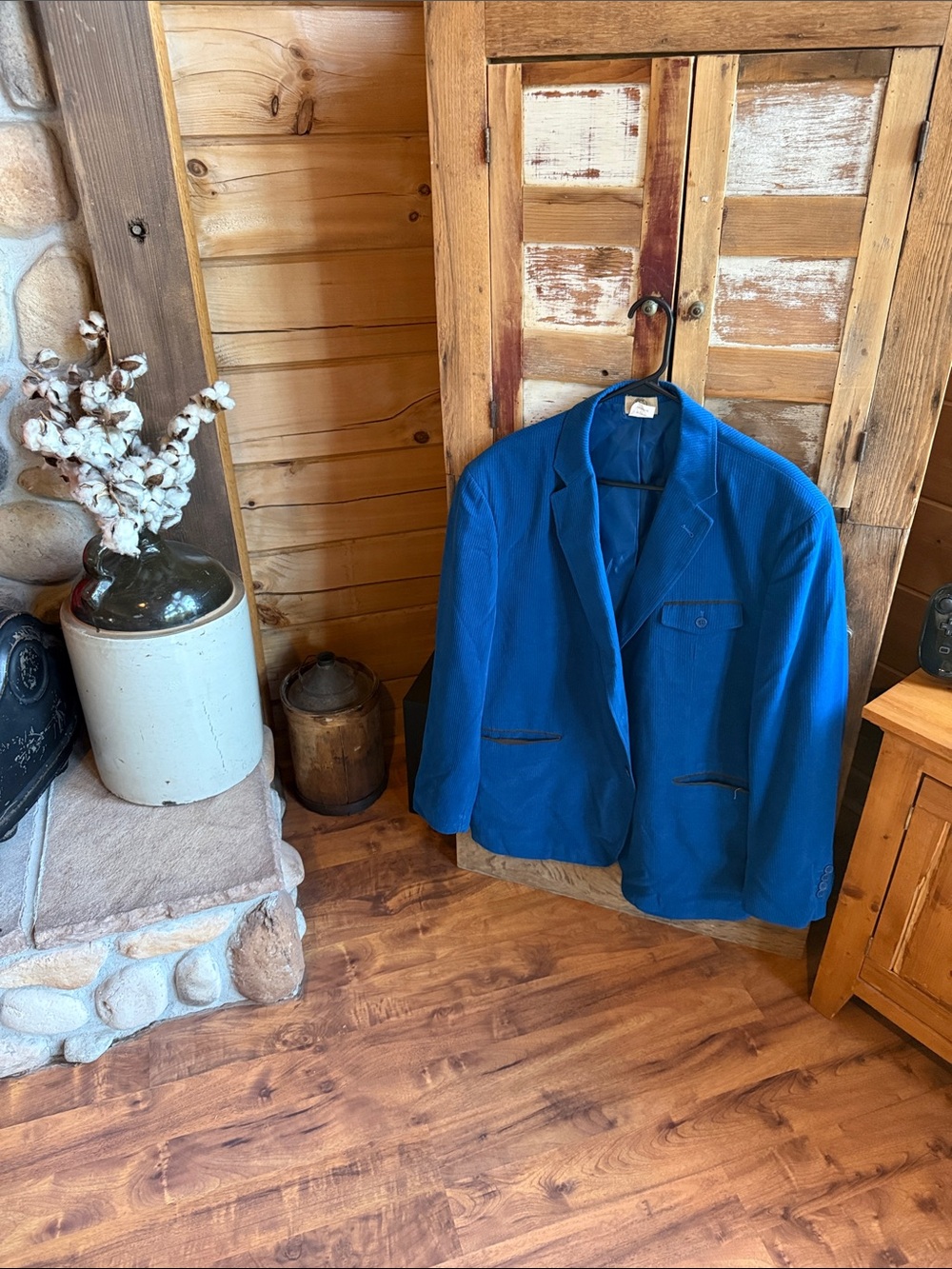 Haband Travel Royal Blue Jacket with Navy Trim